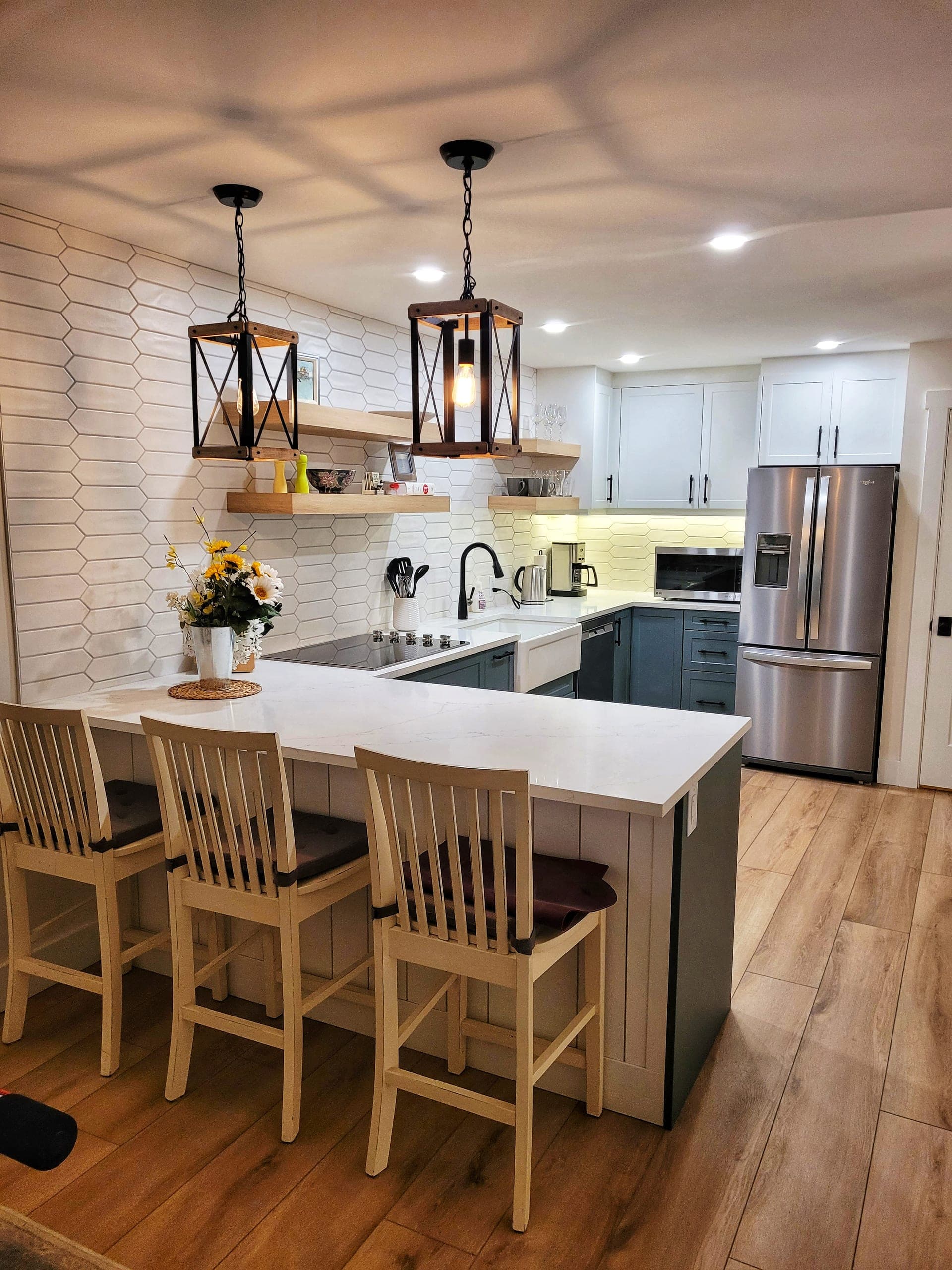 Modern kitchen renovation in the Columbia Valley